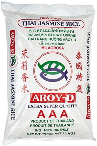 AROY-D Riz Jasmin Extra Parfumé Aa 20 kg