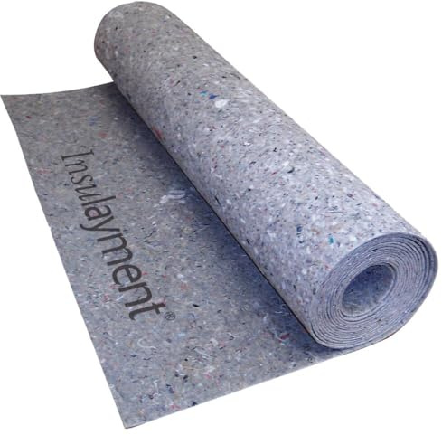 Insulayment Laminate, Wood, and Tile Flooring Underlayment (Floating, Glue Down, or Nail Down)- Sound Reduction, Compression Resistant, Insulating 3'x33.3' Roll (Covers 100 sq. ft) INSUL100