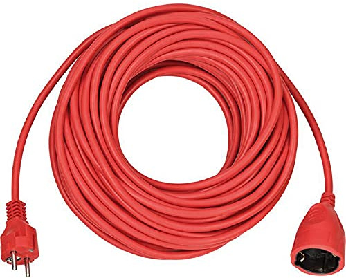 Brennenstuhl Kunststoff-Verlängerungskabel Rot 20m H05VV-F 3G1,5 mit KiSchu - 1162040
