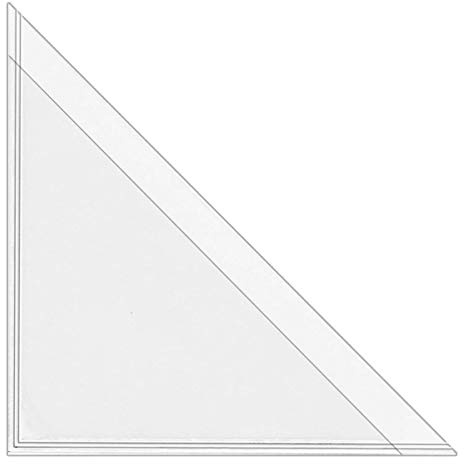 StoreSMART Peel and Stick Calendar Corners - Clear Plastic - 10 Pack - STB1336CL-10