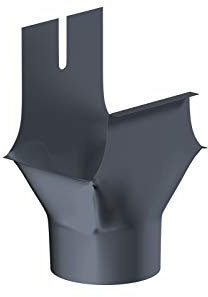 Trobak Ablaufstutzen für Kastendachrinne anthrazit NW 68