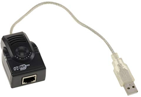 KALEA-INFORMATIQUE Adaptateur Cordon USB 2.0 vers RJ45 LAN Ethernet 10 100 Mbps avec Chipset Moschip