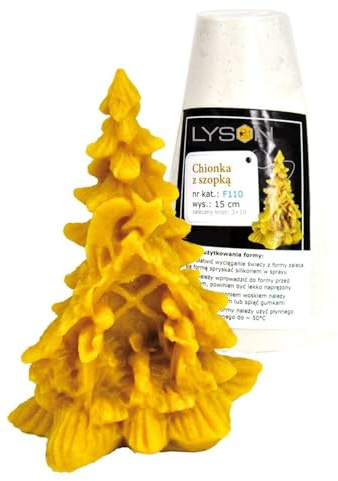 LYSON Kerzengießform Silikonform Weihnachtsbaum mit der Weihnachtskrippe Aromatherapie Kerzen 3D Silikonkerzenform Gießform Kerzenherstellung Bienenwachskerzen Geschenkidee wiederverwendbar
