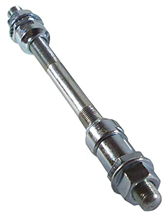 cyclingcolors HINTERRADACHSE 3/8 Zoll x 155mm Fahrrad UNIVERSAL Achse SOLID MASSIV NABE HINTERRAD Vintage Oldtimer Radsport MTB RENNRAD Fixie SINGLESPEED