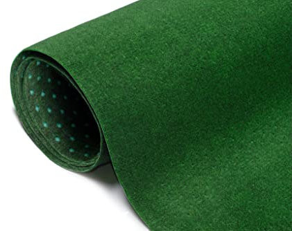 TAPISO Magic Forest Rasenteppich Kunstrasen Grün Balkon Terrasse Garten Outdoor Indoor Meterware Kunststoffrasen Teppich Echtrasenoptik Wetterfest 400 x 150 cm