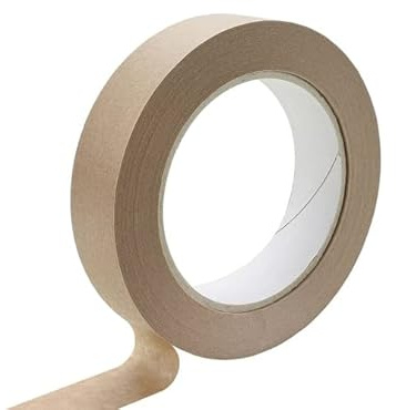 LagunaProject 25mm x 50m 60gsm Brown Self Adhesive Backing Tape Picture Framing Canvas Craft Framers