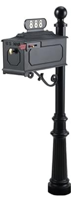 Old-World Imperial Classic Mailbox System (888K) • (Color is Black) • Zero Shipping Cost!!