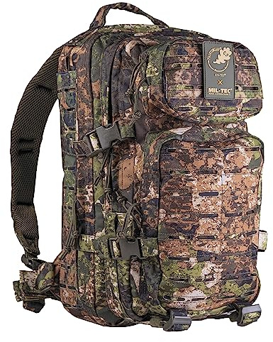Mil-Tec US Assault Pack Laser Cut Tagesrucksack • Taktischer Militär Rucksack mit Laser-Cut MOLLE-System • Bundeswehr Rucksack, Wanderrucksack oder Reiserucksack für Outdoor, Camping & Einsatz
