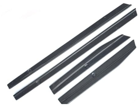 Auto Seitenschweller Für VW Für GOLF 7 Für MK7 Für MK7.5 Für GT-I 4 Teile/satz Stoßstange Seite Rock Auto Seite Splitter (Farbe : Kohlefaser)