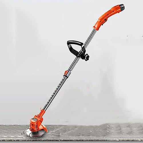 NAKEAH Cortacésped eléctrico, cortacésped pequeño Recargable for el hogar, Nuevo cortacésped con desbrozadora de césped portátil multifunción for Patio