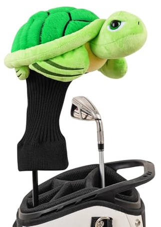 LZFAN Golf Club Covers for Woods and Drivers Funny Driver Headcover Animal Golf Club Head Covers Golf Gifts for Men Women Plush (Turtle for Driver)