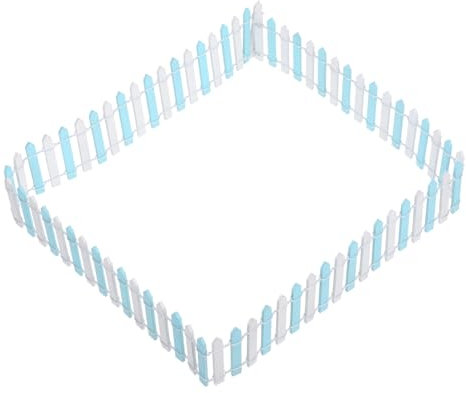 Happyyami Mini Recinzione Decorativa Per Flessibile e Facile Da Installare Miniature Fence Per Micro e Decorazioni Da Esterno