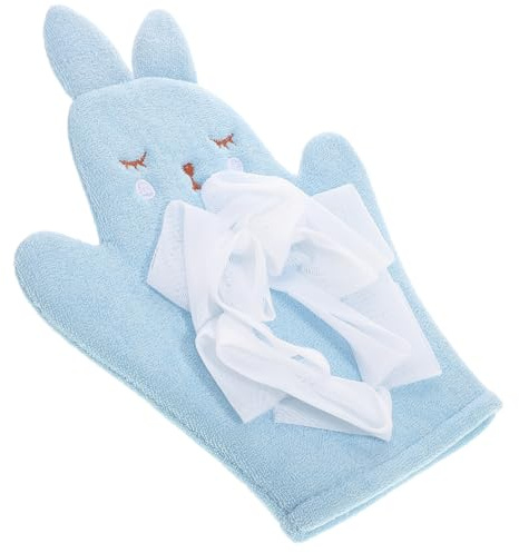 BESPORTBLE Badehandschuh Niedlicher Hasen Badehandschuh Weichem Material Für Baderoutine Effektive Reinigung Für Waschbar Langlebig