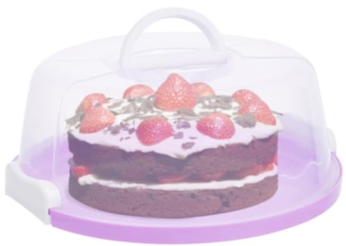 yeeplant Collapsible Cake Carrier for 10 Cakes, Transparent Storage Box for Baked Goods, Cupcakes, and Fruits, Portable and Secure Design for Transport and Storage