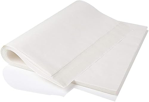 Papier Cuisson Blanc Sulfurisé 40x60 cm – Lot de 500 Feuilles – Antiadhésif & Résistant Haute Température – Cuisson, Congélation, Superposition – Fabriqué en France – Qualité Pro