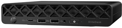 HP EliteDesk 8 G1i AI - Mini - Core Ultra 5 235T / 2.2 GHz - vPro Enterprise - RAM 32 GB - SSD 512 GB - NVMe - Intel Graphics - 1GbE, Wi-Fi 6, Wi-Fi 7, Bluetooth - WLAN: 802.11a/b/g/n/ac/ax/be