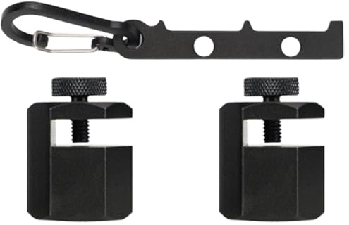 Guida per le scale per angolo di arresto – Utensili da carpentiere antiscivolo – Guanciale in metallo con moschettone | Per studio officina casa travi travi progetti in legno