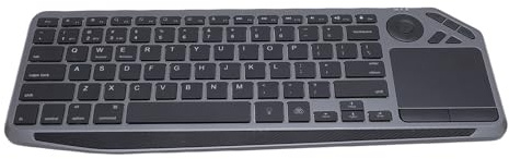 Bewinner Tastiera Touch Wireless con Touchpad, Tastiera TV Dual Mode Bluetooth 2.4G Retroilluminata a 7 Colori con Batteria Ricaricabile e Poggiapolsi per Tablet PC Portatile