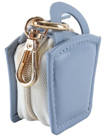 DUZEPA Joyeros De Viaje, Pequeño Estuche Con Cremallera Y Organizador De Llaveros, Joyero De Viaje Portátil, Mini Bolsa Para Guardar Anillos.