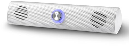 Defender Z11 - Barra de sonido para PC - Barra de sonido 2.0 para monitor con sonido estéreo RMS de 6 W, control de volumen LED, altavoz para ordenador con alimentación USB, conector jack de 3,5 mm