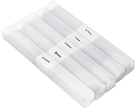 Prevessel Kit di Punte per Trapano Quadrate per la Lavorazione del Legno, 5 Pezzi, Punte per Trapano Svasatore Quadrato 1/4 Pollici 5/16 Pollici 3/8 7/16 1/2