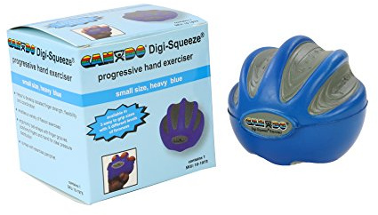 CanDo Handtrainer, Fingertrainer Digi-Squeeze, blau (schwer)