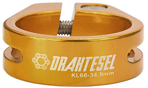 Drahtesel Fahrrad Sattelstütze, Sattel-klemme, Klemmring mit Schraubverbindung, Sattelstützenklemme in 28,6mm, 30,2mm, 31,8mm, 34,9mm