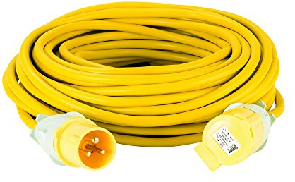 Defender E85233 25 m 16 A 2.5 mm 110 V Extension Lead Cable - Yellow