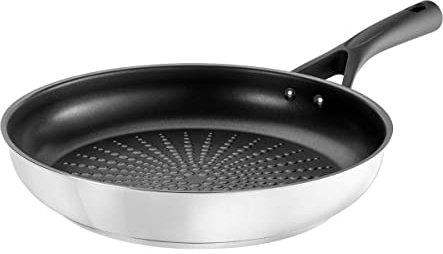 PYREX Expert Touch, Sartén de Acero Inox, 30 cm, Antiadherente ultra resistente