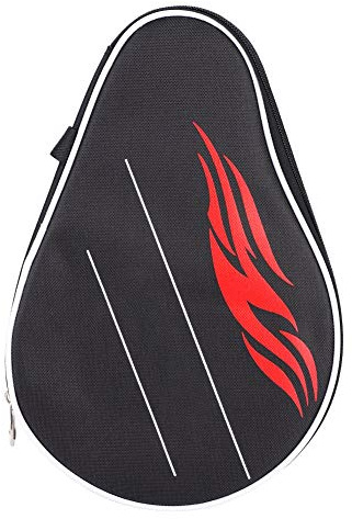 Dioche Table Tennis Racket Cover, Table Tennis Racket Case, Lightweight Portable Pong Paddle Carry Case Bat Bag Holder with Balls Pouch