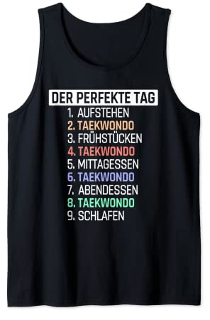 Taekwondo Saying Outfit Suit Gift Men Women Tank Top
