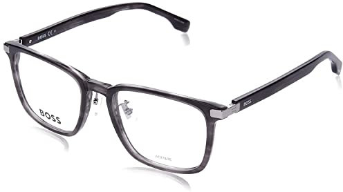 Hugo Boss Unisex BOSS 1408/F Sunglasses, 2W8 Grey Horn, One Size