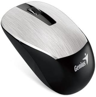 Genius Ratón NX-7015V2 Silver 1600DPI inalámbrico FIL2.4 GHz Óptico USBPC/Mac