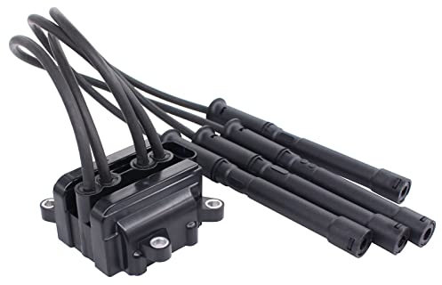 HouYeen Ignition Coil Pack for Twingo Mk2 Clio Mk3 Mk4 Kangoo Modus Logan Sandero Kubistar 1.2