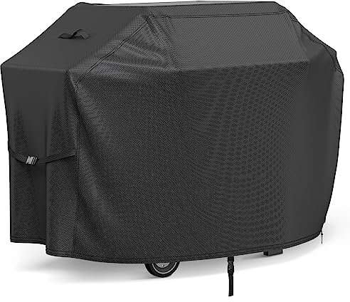 Armorget Housse Barbecue Imperméable (147x61x122cm) en Oxford 600D avec Boucles Réglables, Cordon, Coupe-Vent, Housses pour Barbecue, Bache Barbecue Anti-UV