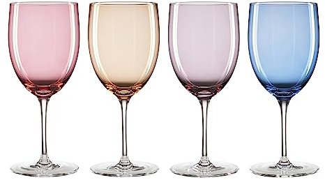 Oneida True Colors 895932 Lot de 4 verres à vin Multicolore