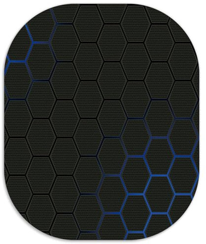 Kevizewo Mini Mouse Pad, Small Black Mouse Pad, 6x7 Inches, Non-Slip, Gaming