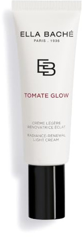 Ella Baché Tomate Glow Leichte Creme Tomate 50 ml - Glättende Gesichtspflege bei fahler Haut mit Antioxidantien - Leichte Formulierung, für Mischhaut geeignet