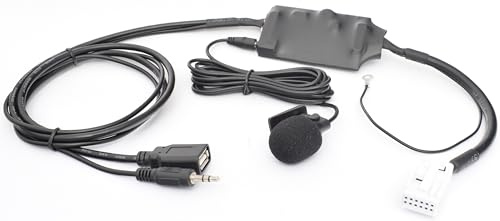 BlueMusic Bluetooth USB AUX Freisprechen 12p bis Juli 2010 kompatibel mit VW RCD RNS 200 210 300 310 500 MFD2 - Skoda Cruise Dance Melody Stream Nexus Swing - Audi Chorus Concert Symphony 2+ 3 RNS-E