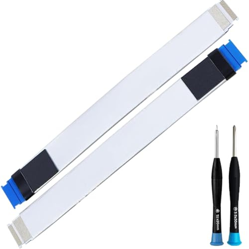 ZHUROUPU DVD Disk Drive Laser Lens Ribbon Flex Kabel Ersatz für PS4 CUH-1001A CUH-1115A 480Mbps 8 Pin EPS, Daten Ribbon Kabel für KEM-490AAA KES-490A Laser Lens für Sony PlayStation 4 Konsole 2PCS