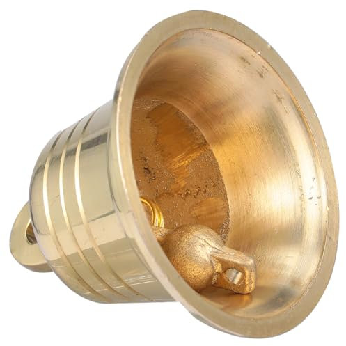 Cabilock 1 Stück Weihnachts Messingglocken Weihnachtsglocke Deko Mini Glocken Weihnachtsbaumschmuck Gold Weihnachts Glöckchen Glocken Zum Basteln Weihnachtsglocke Hängende
