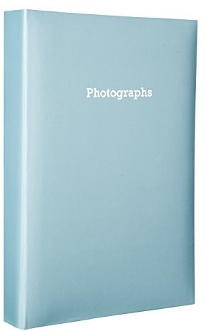 Large Memo Slip In Photo Album Holds 300 6 x 4 Photos (10x15cm) (Blue)
