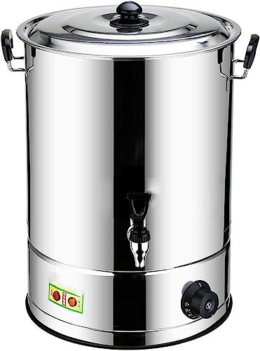 LXWKAI 20L Kommerzieller Catering-Urne aus Edelstahl, Catering-Warmwasserkessel, Hohe Wärmeübertragungseffizienz Und Kann Trockenbrennen Verhindern
