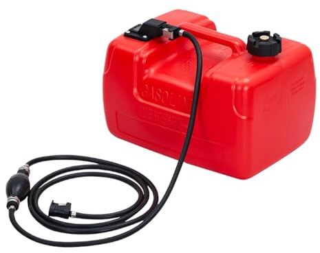 Marine Tank, Tank für Boot - Meeresöltransfertank - 3 -Gallonen -Öltransport mit Filter für Fischereiboot, tragbarer Kajak -Rohbehälter