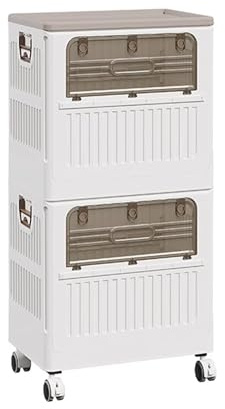 Begehbarer Kleiderschrank Eckschrank Freistehend Große Kapazität Mobiler Kleiderschrank mit Rollen Klappbare Aufbewahrung für Wohnheime und Wohnungen(Clear,60 * 41 * 119.5cm)