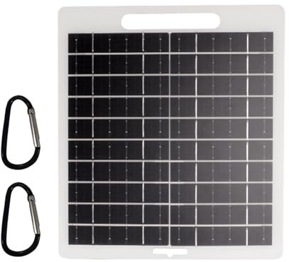Panneau Solaire de Charge,Chargeur Solaire Portable USB et DC | Chargeur Universel 10W Haute Efficacité 5-12V pour PC et Téléphone - Randonnée, Alpinisme, Camping-Car