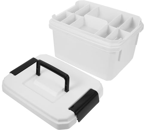 PACKOVE Botiquín Portátil De Doble Capa Organizador De Reutilizable Estuche para Botiquín Doméstico y Viajes