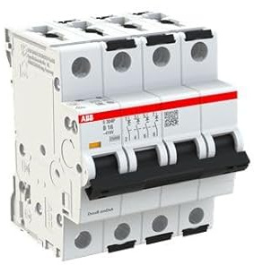 ABB S304 Leitungsschutzschalter Typ B, Pol 4 16A 415V, Abschaltvermögen 100 kA