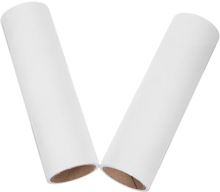 Toyvian 2rollen Fusselroller Nachfüllpackung Selbstklebendes Papier zur Entfernung von Tierhaaren Staub und Schmutz für Kleidung und Möbel pro Rolle