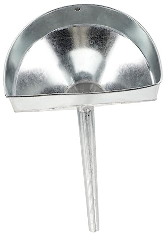 INOOMP Entonnoir de Remplissage Carburant Voiture Éclaboussures avec Filtre Maille Inox Entonnoir Incliné Robuste Moyenne pour Essence et Huile Auto
